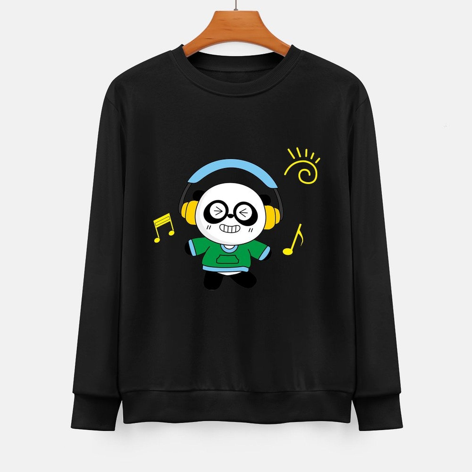 Front Patterned Long Sleeve TopCleanCut Relaxed Fit